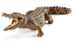 Schleich 14736 Crocodile Toy Figure For Ages 3 & Up, Green & Pink