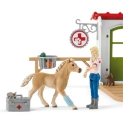 Schleich Veterinary Practice With Pets